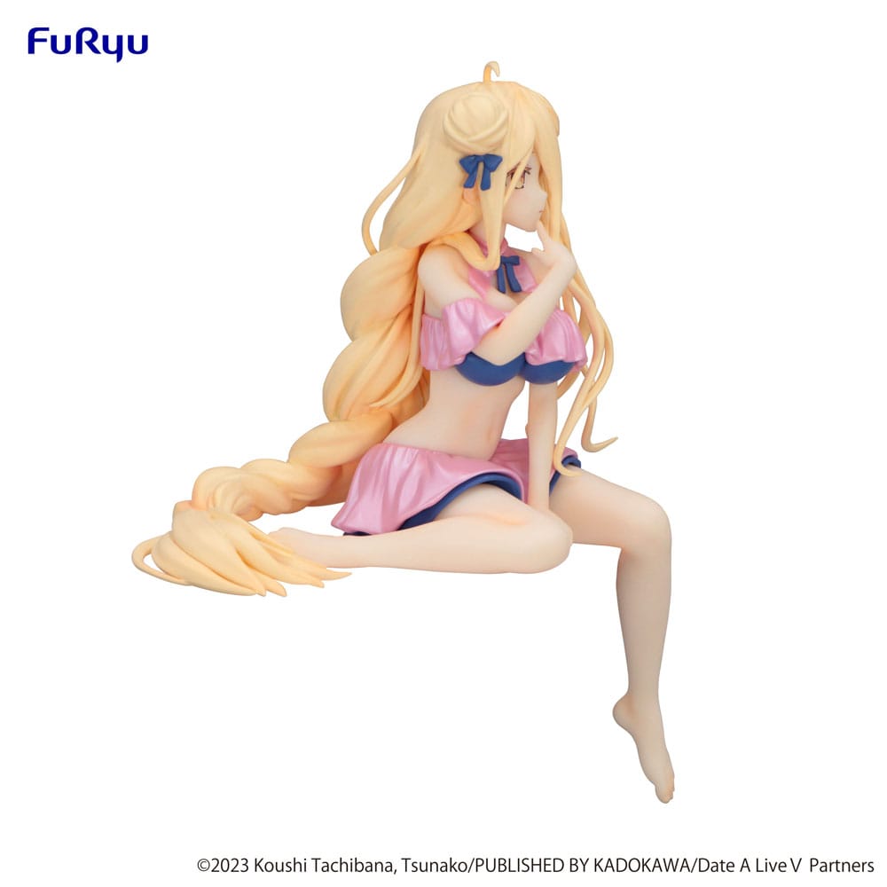 Date A Live V Noodle Stopper PVC Statue Mukuro Hoshimiya Swimsuit Pastel Pink Color Ver. 13 cm