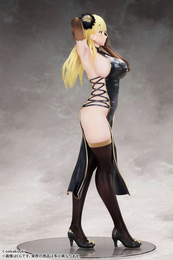 Original Character Statue 1/7 China Girl Black Ver. Illustrated by Oekakizuki 20 cm