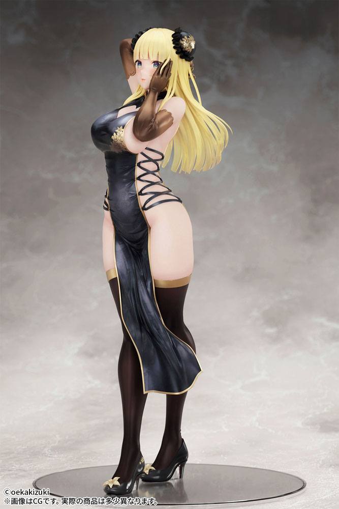 Original Character Statue 1/7 China Girl Black Ver. Illustrated by Oekakizuki 20 cm