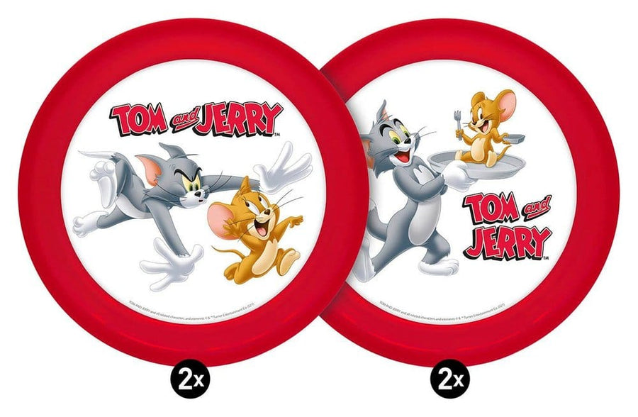 Tom & Jerry Plate 4-Pack 21 cm