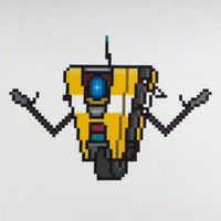 Borderlands T-Shirt Claptrap Pixel Art Size S