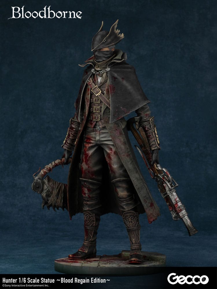 Bloodborne The Old Hunters PVC Statue 1/6 Hunter Blood Regain Edition 32 cm