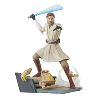 Star Wars - The Clone Wars Deluxe Gallery PVC Statue - General Obi-Wan Kenobi