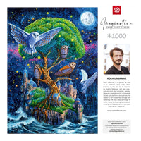 Roch Urbaniak Imagination Puzzle Owl Island / Wyspa Sów (1000 pieces)