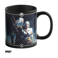 The Witcher III: Wild Hunt Heat Change Mug Geralt & Ciri 480 ml