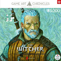 The Witcher III: Wild Hunt Game Art Chronicles Puzzle Geralt inspired by Vincent van Gogh  (1000 pieces)