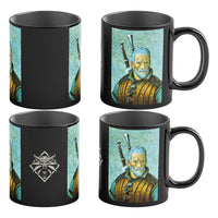 The Witcher III: Wild Hunt Game Art Chronicles Heat Change Mug Geralt inspired by Vincent van Gogh 450 ml