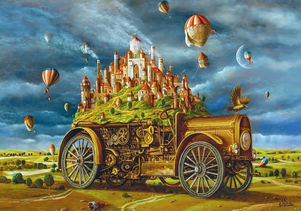 Imagination Series Puzzle Arkadiusz Dzielawski Wielka przeprowadzka (1000 pieces)