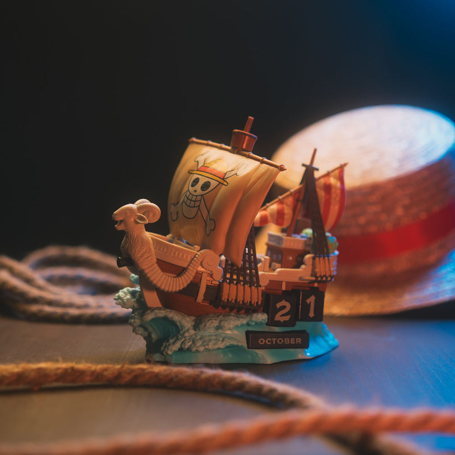 One Piece 3D perpetual Calendar Going Merry