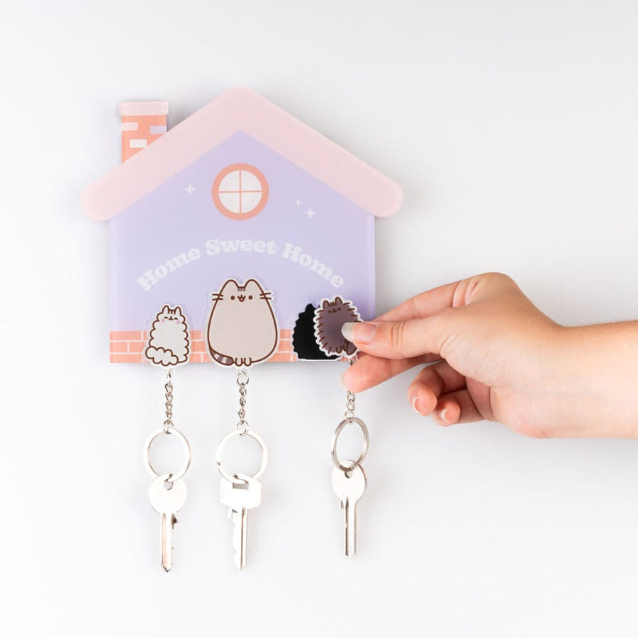 Pusheen Key rack incl. 3 key rings