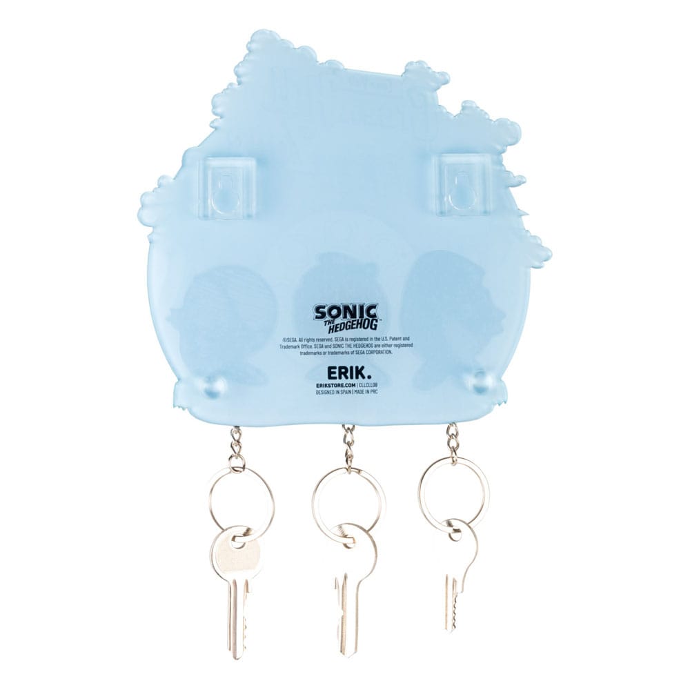 Sonic the Hedgehog Key rack incl. 3 key rings