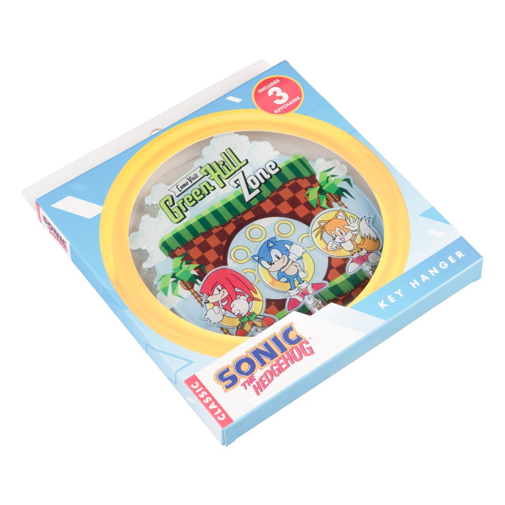 Sonic the Hedgehog Key rack incl. 3 key rings