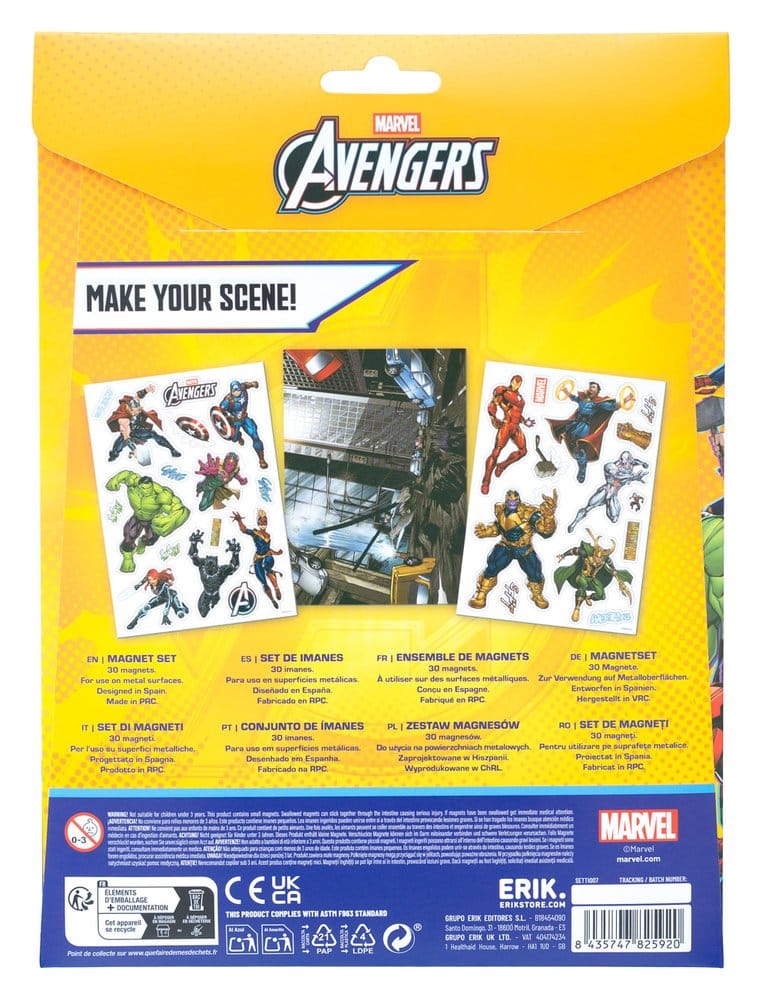 Marvel Die-Cut Magnet Set Avengers
