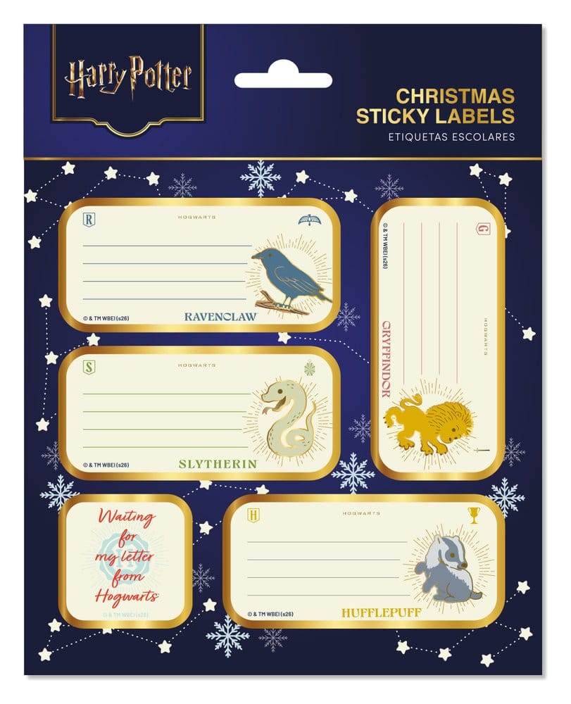 Harry Potter Self-Adhesive Christmas Labels Premium