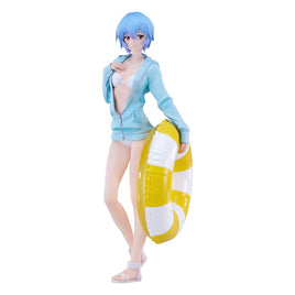 Rebuild of Evangelion Pop Up Parade L PVC Statue Beach Queens: Rei Ayanami 22 cm