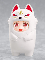 Nendoroid More Kigurumi Face Parts Case for Nendoroid Figures White Kitsune 10 cm