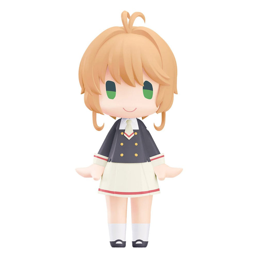 Cardcaptor Sakura: Clear Card with Garterbelt HELLO! GOOD SMILE Action Figure Sakura Kinomoto: Tomoeda Junior High School Uniform Ver. 10 cm