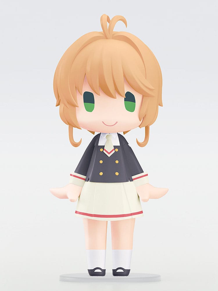 Cardcaptor Sakura: Clear Card with Garterbelt HELLO! GOOD SMILE Action Figure Sakura Kinomoto: Tomoeda Junior High School Uniform Ver. 10 cm