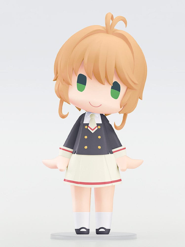 Cardcaptor Sakura: Clear Card with Garterbelt HELLO! GOOD SMILE Action Figure Sakura Kinomoto: Tomoeda Junior High School Uniform Ver. 10 cm