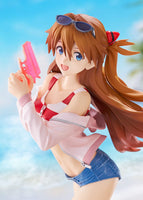 Rebuild of Evangelion Pop Up Parade L PVC Statue Beach Queens: Asuka Shikinami Langley 22 cm