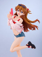 Rebuild of Evangelion Pop Up Parade L PVC Statue Beach Queens: Asuka Shikinami Langley 22 cm