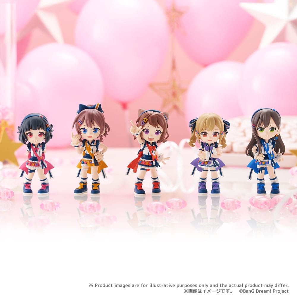 BanG Dream! Poppin'Party PalVerse PVC Figures 9 cm Assortment (6)