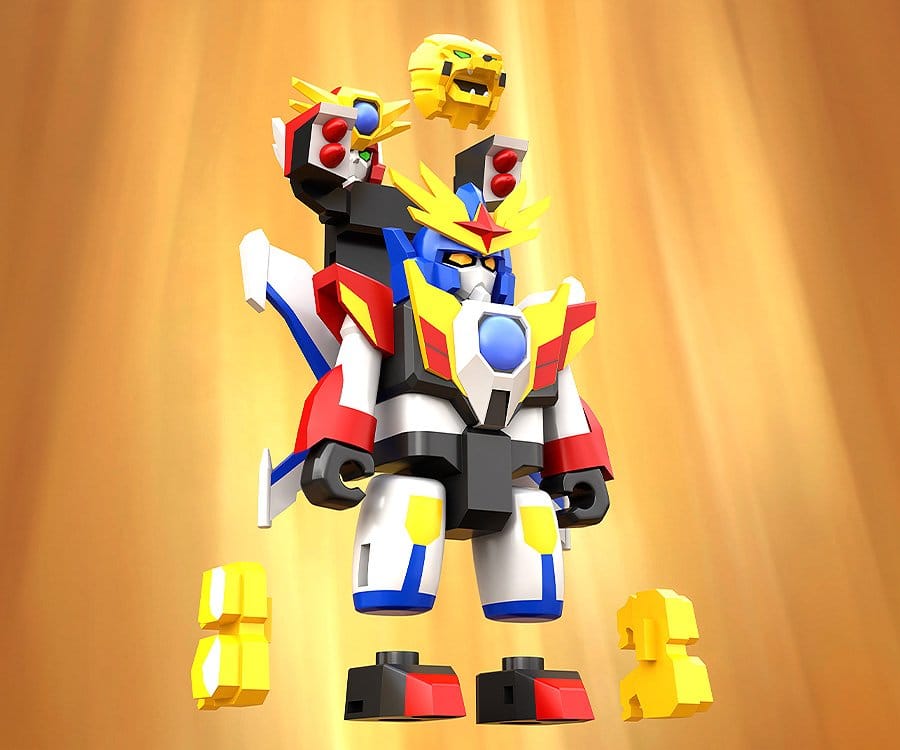 The Brave Fighter of Legend Da-Garn Brickroid Action Figure Ga-Orn (Animal Mode) 2 cm