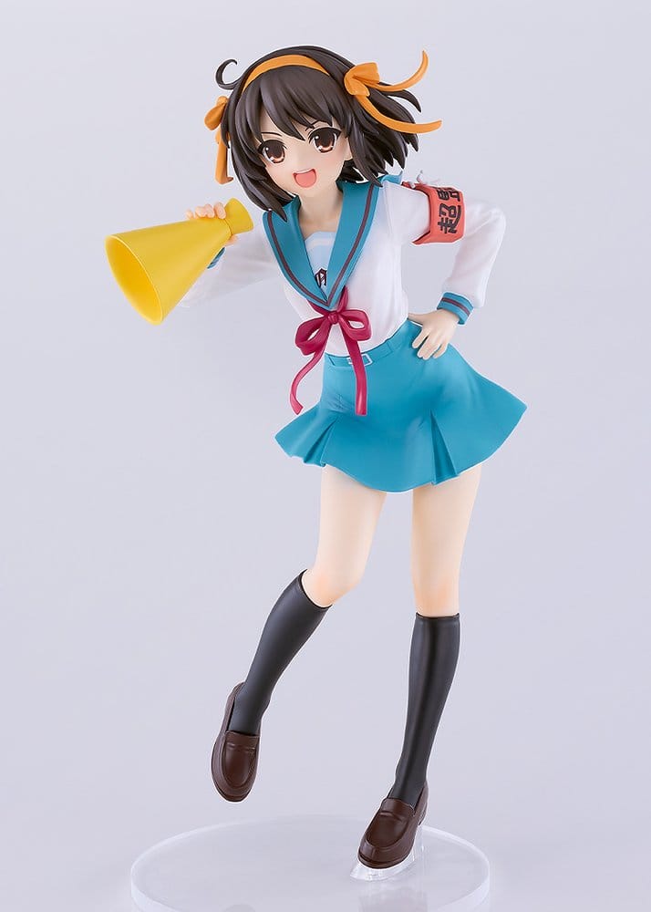 The Melancholy of Haruhi Suzumiya Pop Up Parade PVC Figure Haruhi Suzumiya L Size 22 cm
