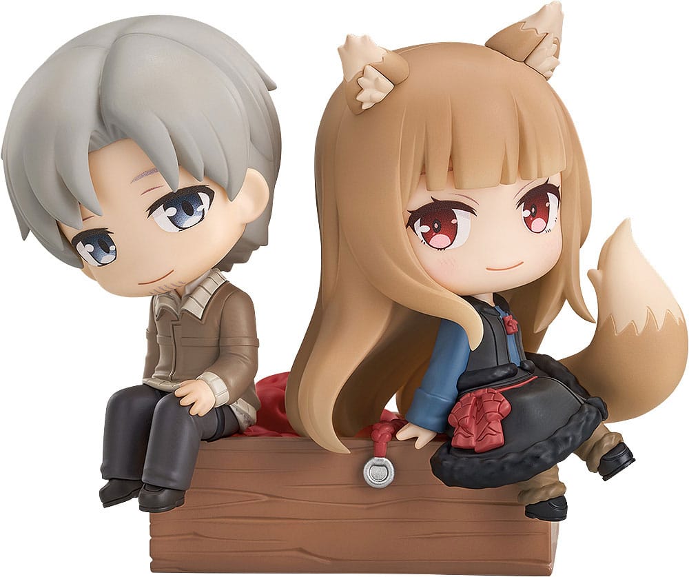 Spice and Wolf: Merchant Meets the Wise Wolf Mini Memory Mini Figure Lawrence & Holo 8 cm