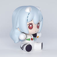 Rei Ayanami (Neon Genesis Evangelion: Rebuild of Evangelion) Huggy Good Smile Chibi Figure, Long Hair Version