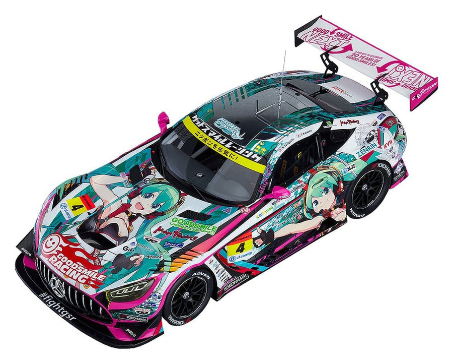 Hatsune Miku GT Project Vehicle 1/18 Good Smile Hatsune Miku AMG 2020 SUPER GT Okayama Test Ver. 26 cm