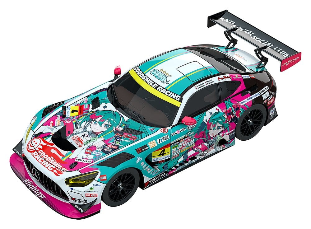 Hatsune Miku GT Project Vehicle 1/18 Good Smile Hatsune Miku AMG 2025 Season Opening Ver. 26 cm