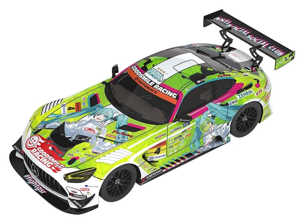Hatsune Miku GT Project Vehicle 1/43 Good Smile Hatsune Miku AMG 2022 Season Opening Ver. 11 cm