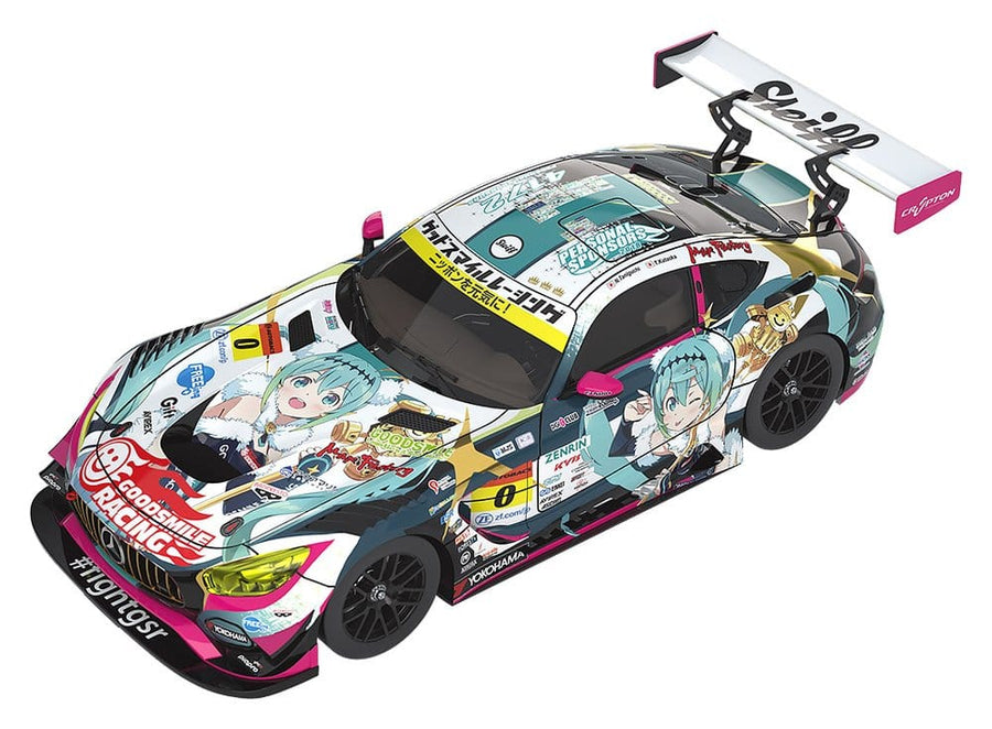 Hatsune Miku GT Project Vehicle 1/64 Good Smile Hatsune Miku AMG 2018 SUPER GT Ver. 7 cm