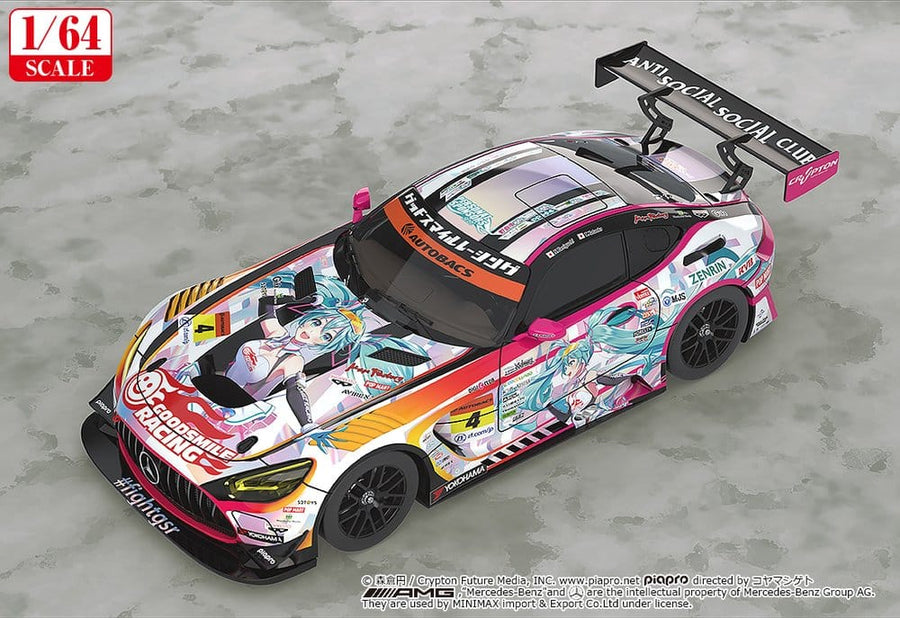 Hatsune Miku GT Project Vehicle 1/64 Hatsune Miku AMG 2021 SUPER GT Round 5 Ver. 7 cm