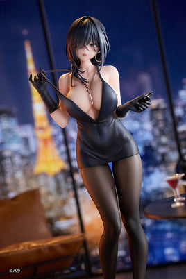 Ishimi Yokoyama (Original Character) Black One-piece Dress Version, illustration by Bara