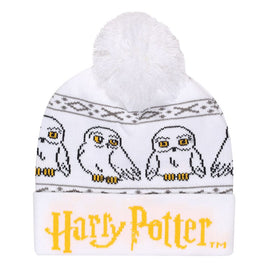 Harry Potter Pom-Pom Beanie Hedwig Snow