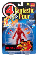 Fantastic Four Marvel Legends Retro Action Figure Human Torch 15 cm