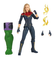 The Marvels Marvel Legends Action Figure Captain Marvel (BAF: Totally Awesome Hulk) 15 cm