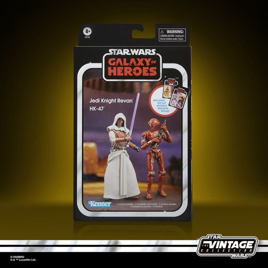 Removed from HEO - Star Wars - Galaxy of Heroes Vintage Collection Action Figure 2-Pack - Jedi Knight Revan & HK-47