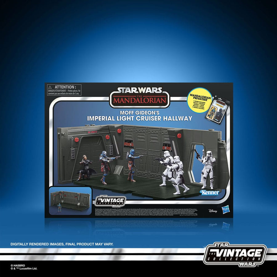 Star Wars -The Mandalorian Vintage Collection - Tantive IV Hallway with Mandalorian Privateer Figure