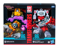 The Transformers: The Movie Studio Series Deluxe Class Action Figure 2-Pack Brawn & Autobot Ratchet 11 cm