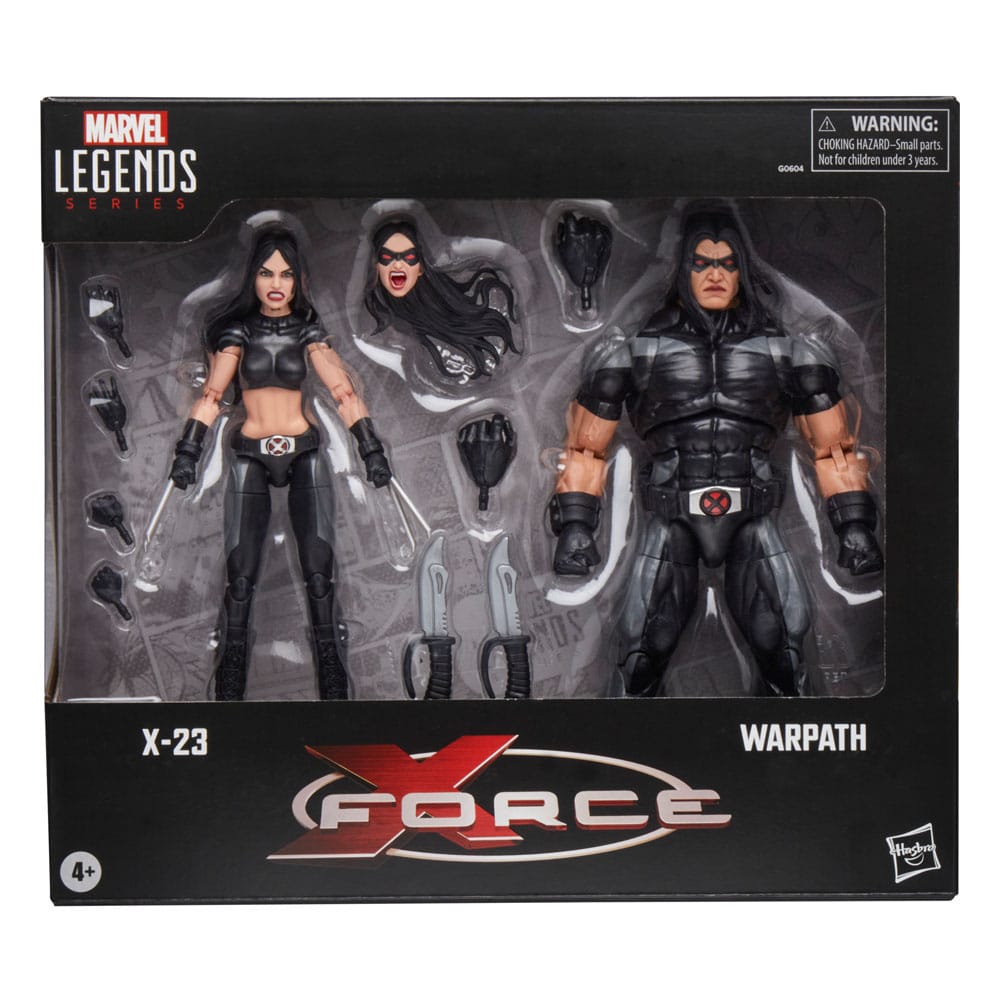 X-Force Marvel Legends Action Figure 2-Pack X-23 & Warpath 15 cm