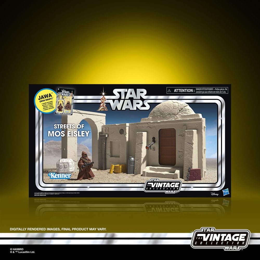Star Wars - Episode IV Vintage Collection Playset - Streets of Mos Eisley with Jawa Action Figure