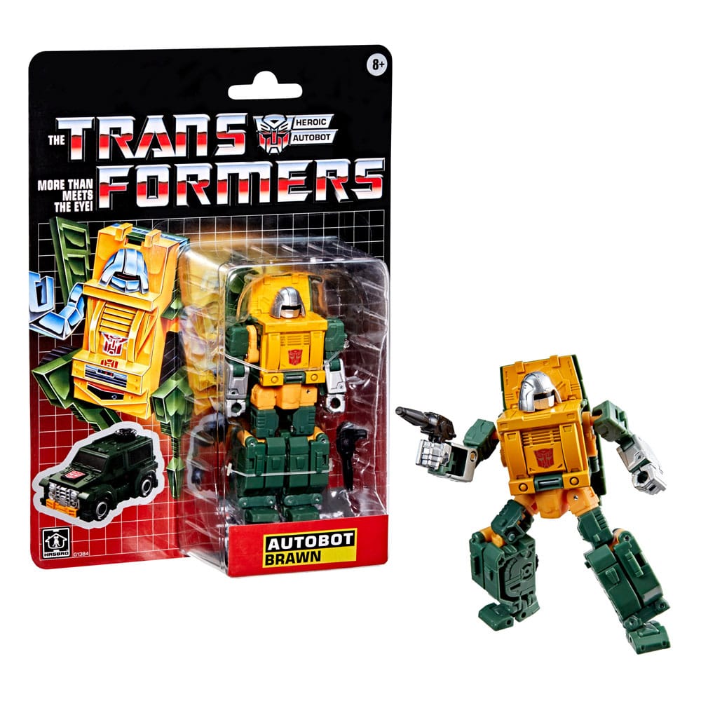The Transformers Retro G1 Action Figure Autobot Brawn 13 cm