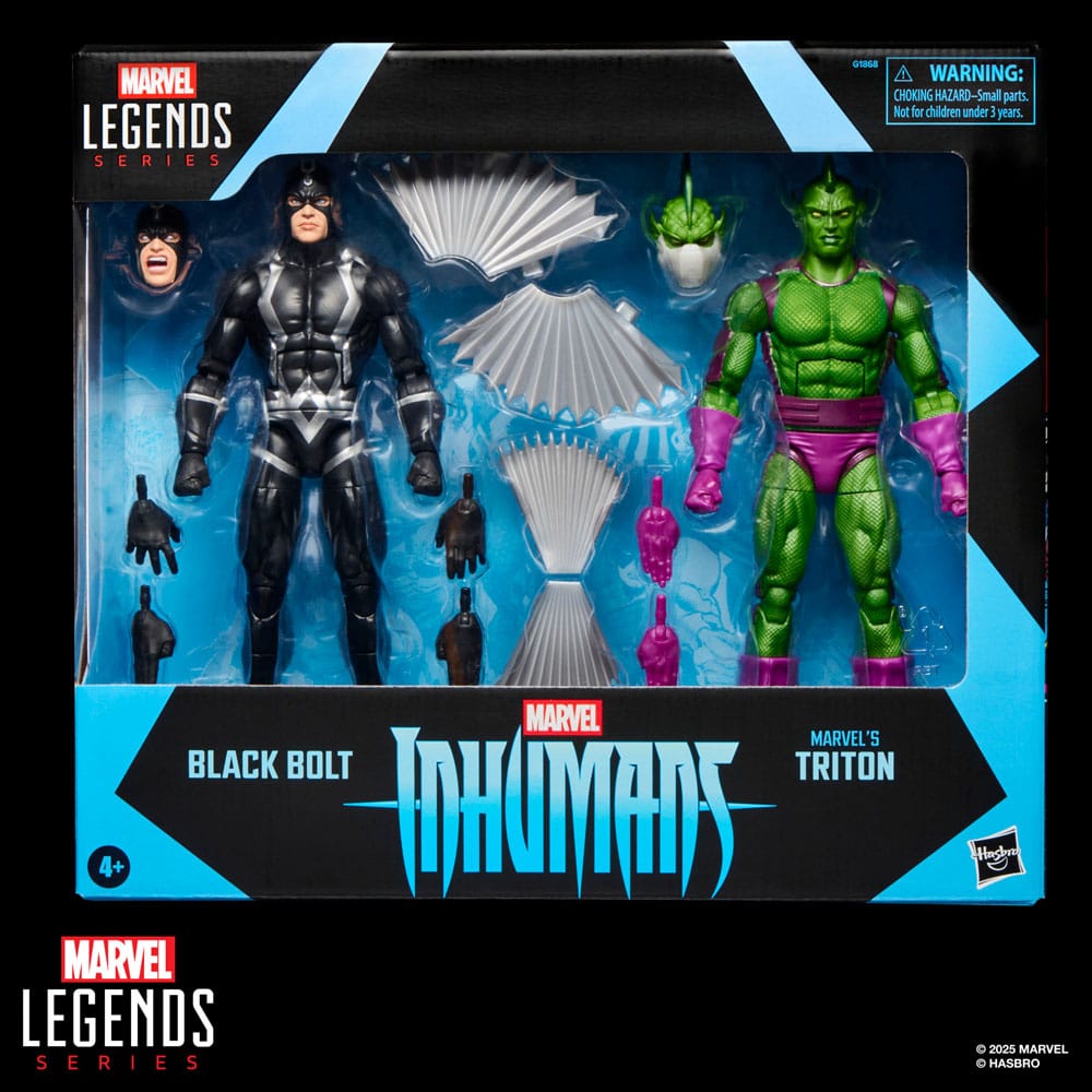 Inhumans Marvel Legends Action Figure 2-Pack Black Bolt & Marvel's Triton 15 cm