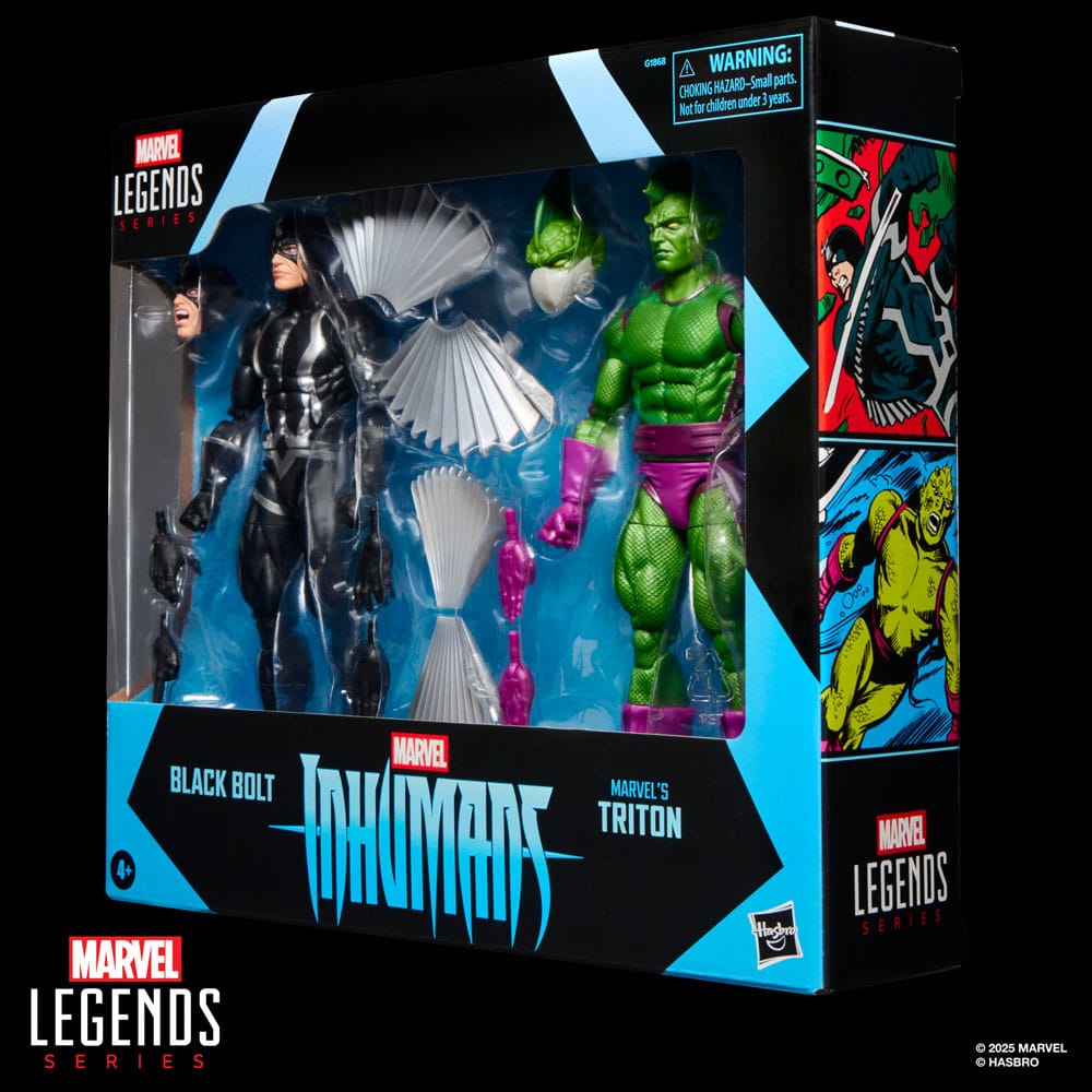 Inhumans Marvel Legends Action Figure 2-Pack Black Bolt & Marvel's Triton 15 cm