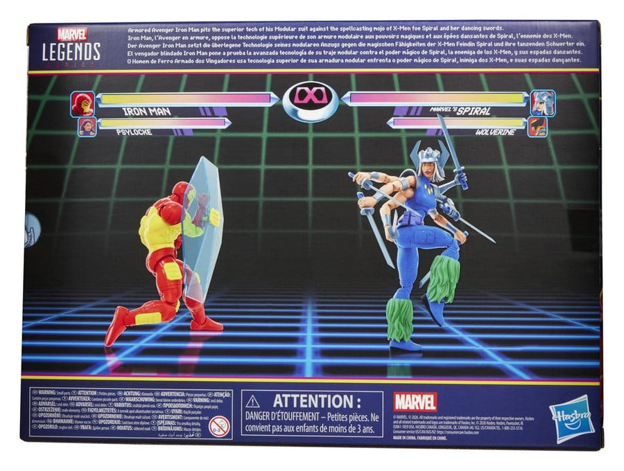 Marvel Games Marvel Legends Action Figure 2-Pack Iron Man & Marvel's Spiral 15 cm