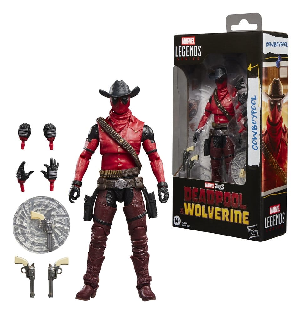 Deadpool & Wolverine Marvel Legends Action Figure Cowboypool 15 cm