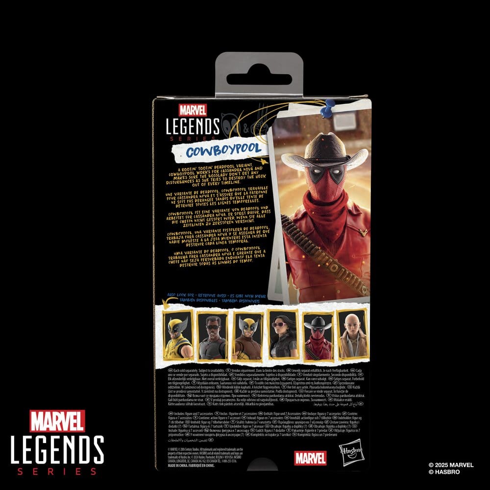 Deadpool & Wolverine Marvel Legends Action Figure Cowboypool 15 cm